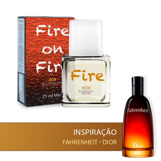 Perfume Fire on Fire Masculino - 25ml - Fahrenheit