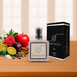 Perfume Essência Fina 11 Masculino 25ml - Ferrari Black