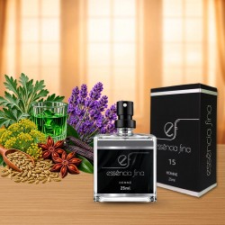 Perfume Essência Fina 15 Masculino 25ml - 212 VIP Black