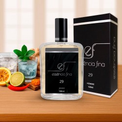Perfume Essência Fina 29 Masculino 100ml - 212 VIP Men
