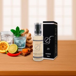 Perfume Essência Fina 29 Masculino 15ml - 212 VIP Men