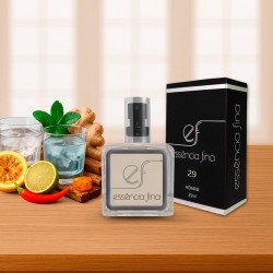 Perfume Essência Fina 29 Masculino 25ml - 212 VIP Men