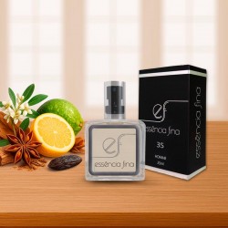 Perfume Essência Fina 35 Masculino 25ml - Armani Black Code