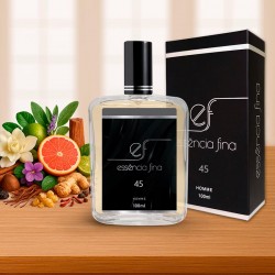 Perfume Essência Fina 45 Masculino 100ml - 212 Men