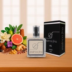 Perfume Essência Fina 45 Masculino 25ml - 212 Men