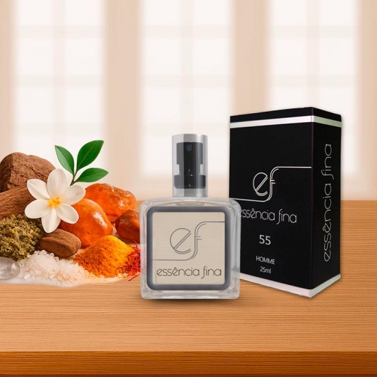 Perfume Essência Fina 55 Masculino 25ml - Baccarat