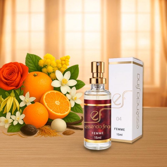 Perfume Essência Fina 04 Feminino 15ml - Coco Mademoiselle