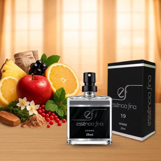 Perfume Essência Fina 19 Masculino 25ml - Creed Aventus