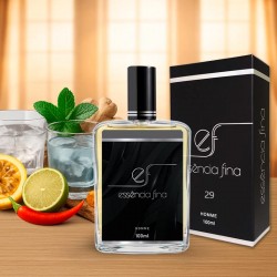 Perfume Essência Fina 29 Masculino 100ml - 212 VIP Men