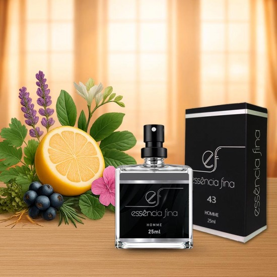 Perfume Essência Fina 43 Masculino 25ml - Animale