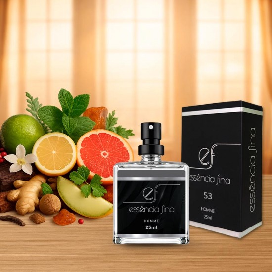 Perfume Essência Fina 53 Masculino 25ml - Bleu de Chanel
